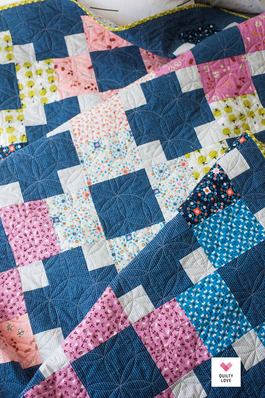 Hopscotch II Quilt Pattern – by Emily Dennis of Quilty Love