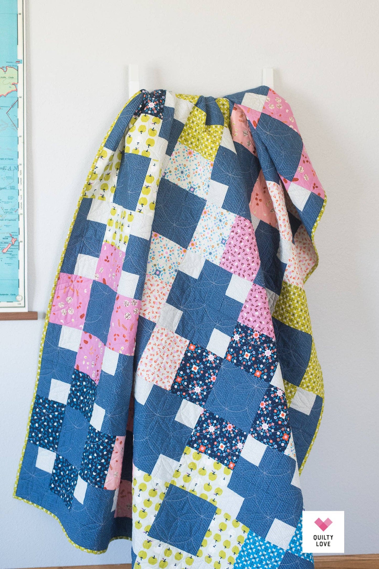 Hopscotch II Quilt Pattern – by Emily Dennis of Quilty Love