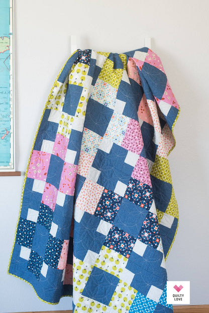 Hopscotch II Quilt Pattern – by Emily Dennis of Quilty Love