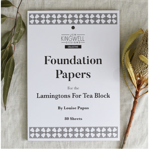 Lamingtons for Tea – Foundation Papers by Jen Kingwell