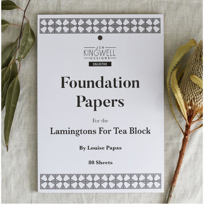 Lamingtons for Tea – Foundation Papers by Jen Kingwell