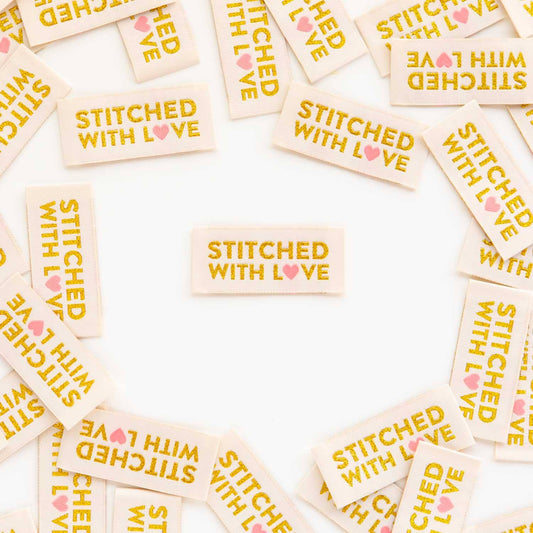 Stitched with Love - Sew-In Labels by Sarah Hearts (8pk)