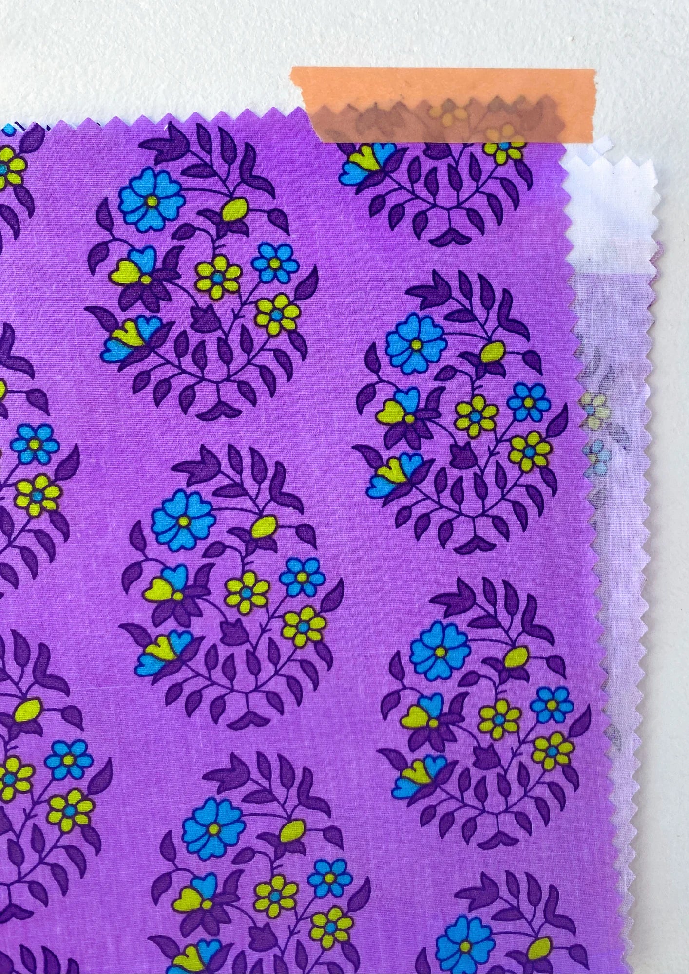 Petit Pan Shalin Cotton Coupon, Lilac (50 x 70cm)