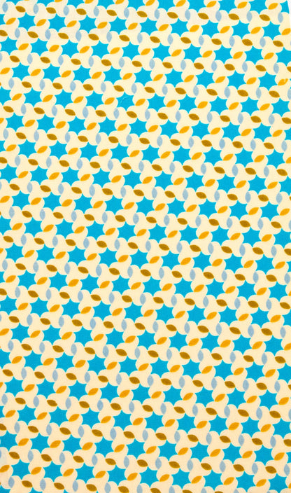 Petit Pan Moussem Cotton Coupon, Blue (50 x 70cm)