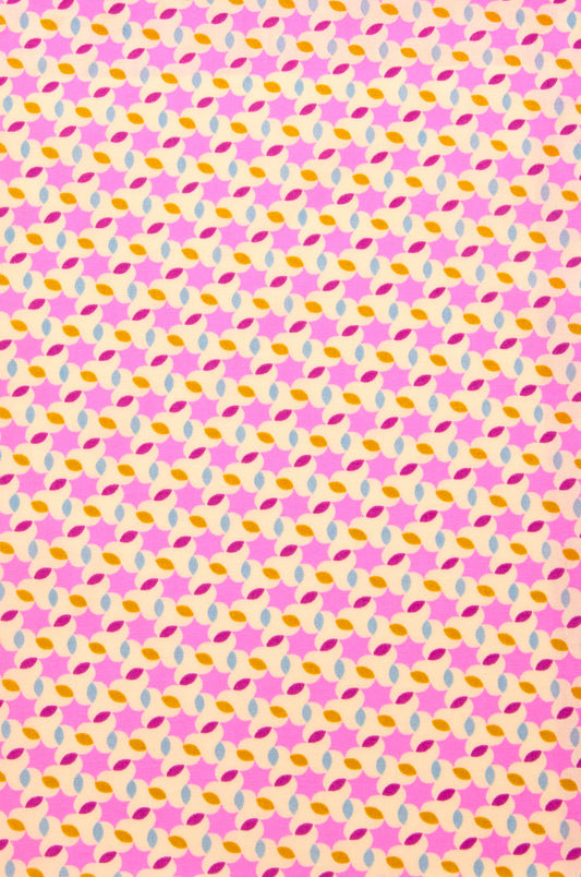 Petit Pan Moussem Cotton Coupon, Pink (50 x 70cm)