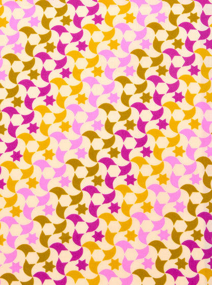 Petit Pan Zellige Cotton Coupon, Pink (50 x 70cm)