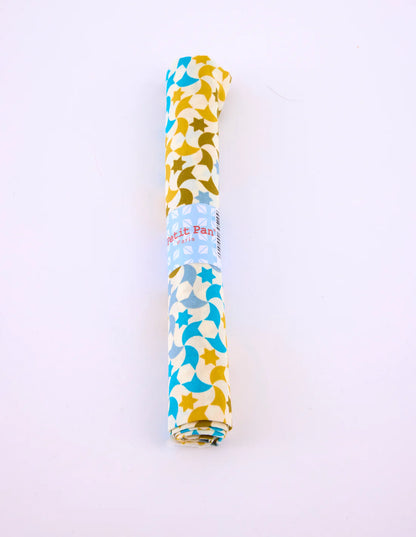 Petit Pan Zellige Cotton Coupon, Blue (50 x 70cm)