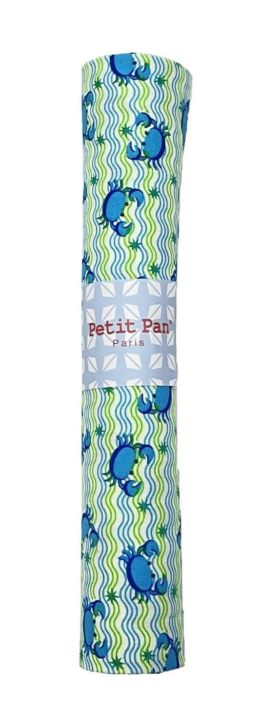 Petit Pan Krabig Cotton Coupon, Blue (50 x 70cm)
