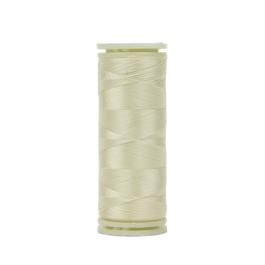 WonderFil DecoBob Thread – Antique White (DBS-112) | 80wt Cottonized Polyester – 250m