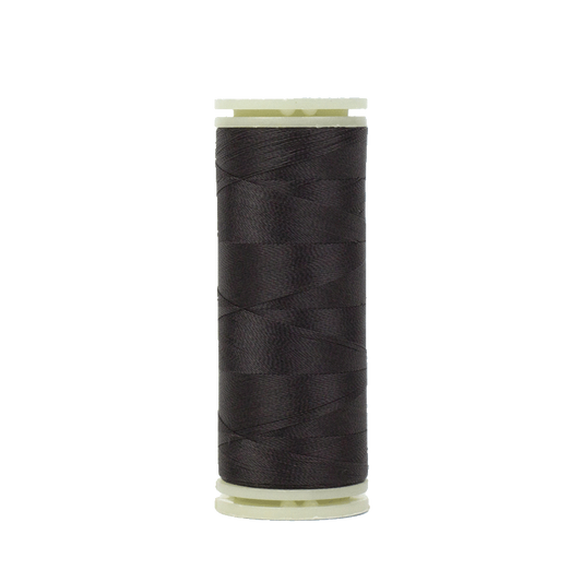 WonderFil DecoBob Thread – Charcoal (DBS-168) | 80wt Cottonized Polyester – 250m