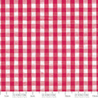 Devonstone Collection 1/4 inch woven gingham in Hot Pink (DV2901) fabric swatch