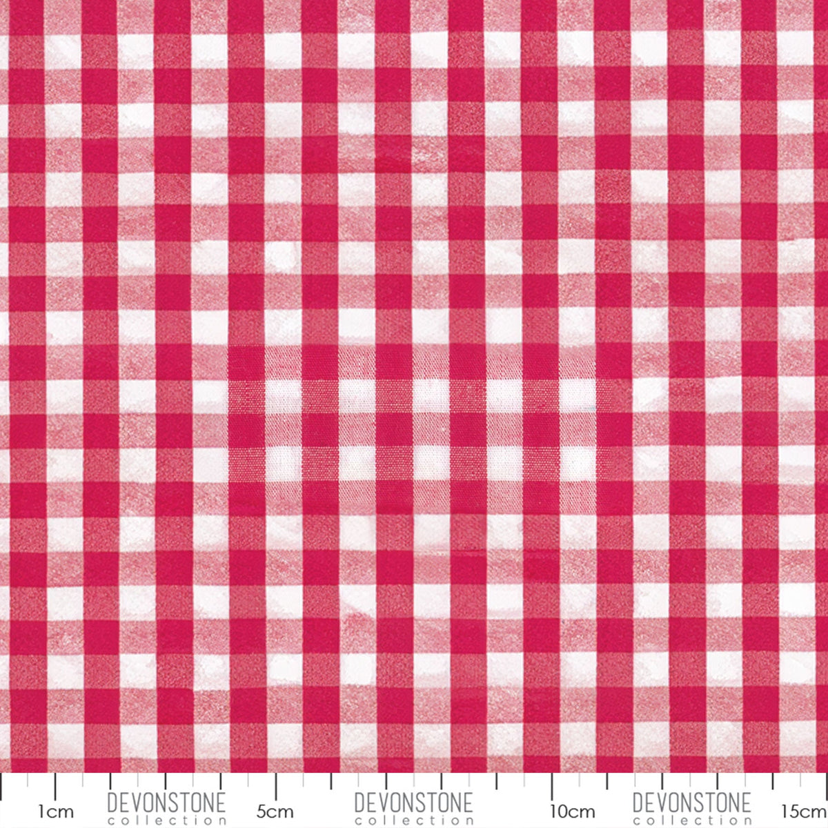 Devonstone Collection 1/4 inch woven gingham in Hot Pink (DV2901) fabric swatch