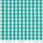 Devonstone Collection 1/4 inch woven gingham in Teal (DV2904) fabric swatch