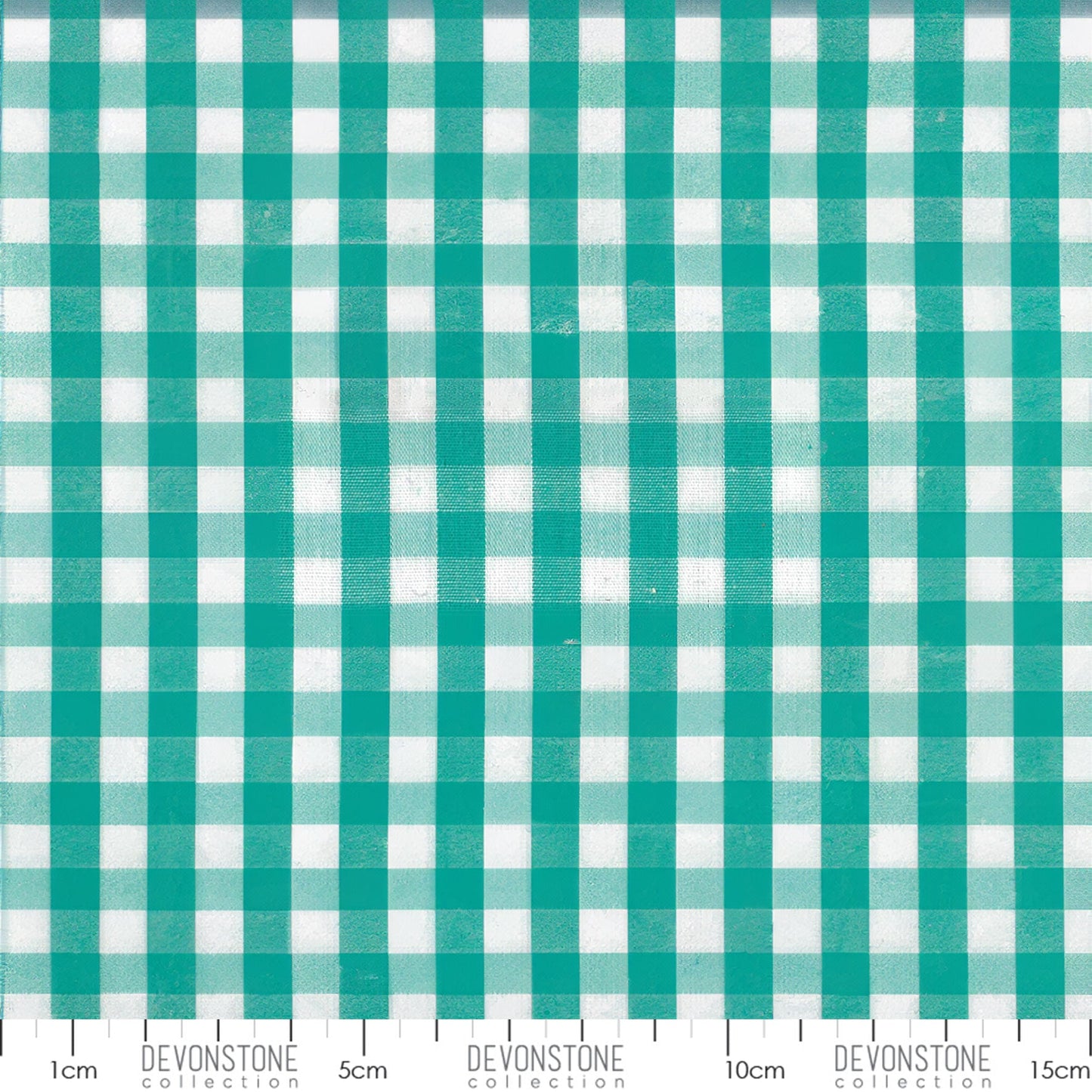 Devonstone Collection 1/4 inch woven gingham in Teal (DV2904) fabric swatch