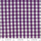 Devonstone Collection 1/4 inch woven gingham in Purple (DV2914) fabric swatch