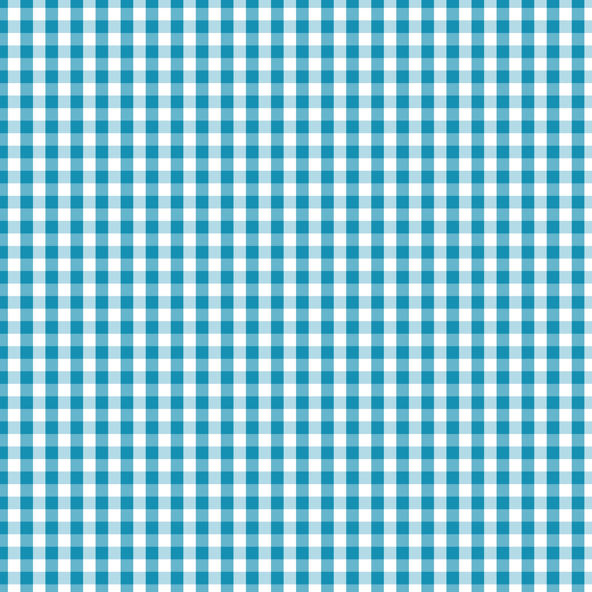 Devonstone Fundamentals 1/4" Check blender in Summer Bay (DV3011) fabric swatch