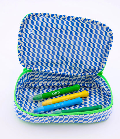 Petit Pan Large Sewing & Travel Case, Kifkif Ultramarine