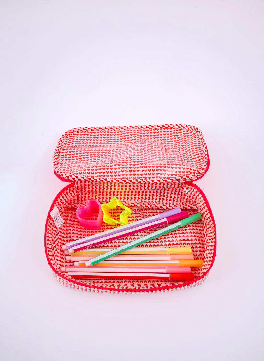 Petit Pan Large Sewing & Travel Case, Love is All Red