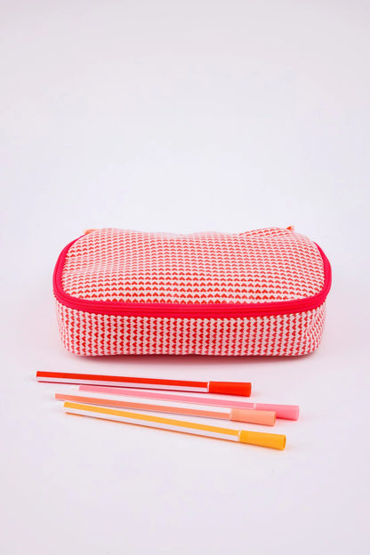 Petit Pan Large Sewing & Travel Case, Love is All Red