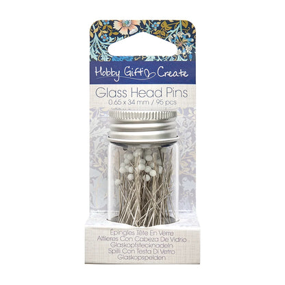 Glasshead pins