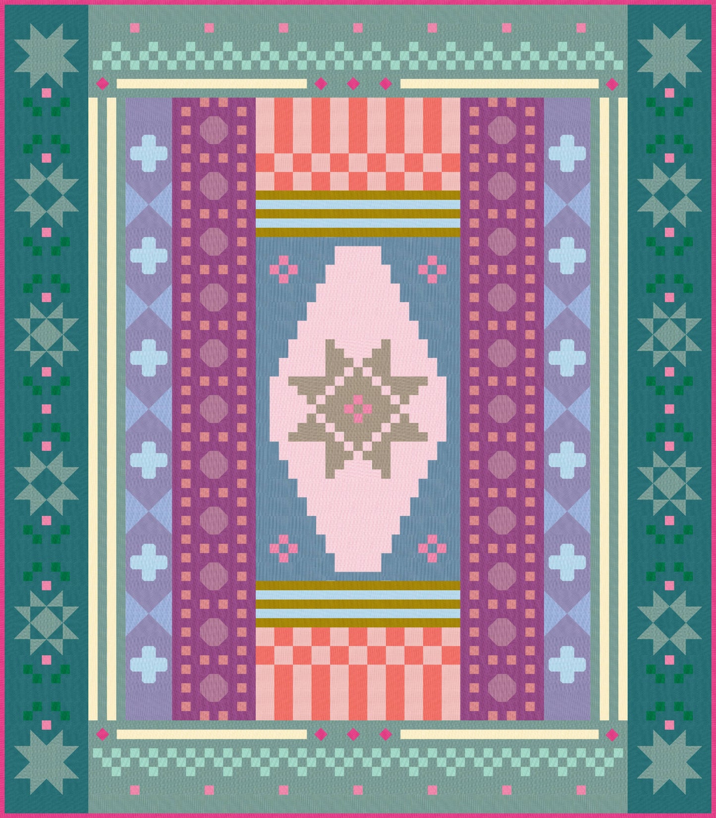 Homespun Collective Quilt Kit - A Block of the Month