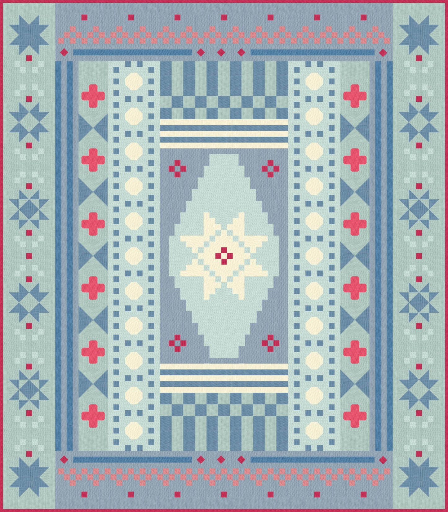 Homespun Collective Quilt Kit - A Block of the Month