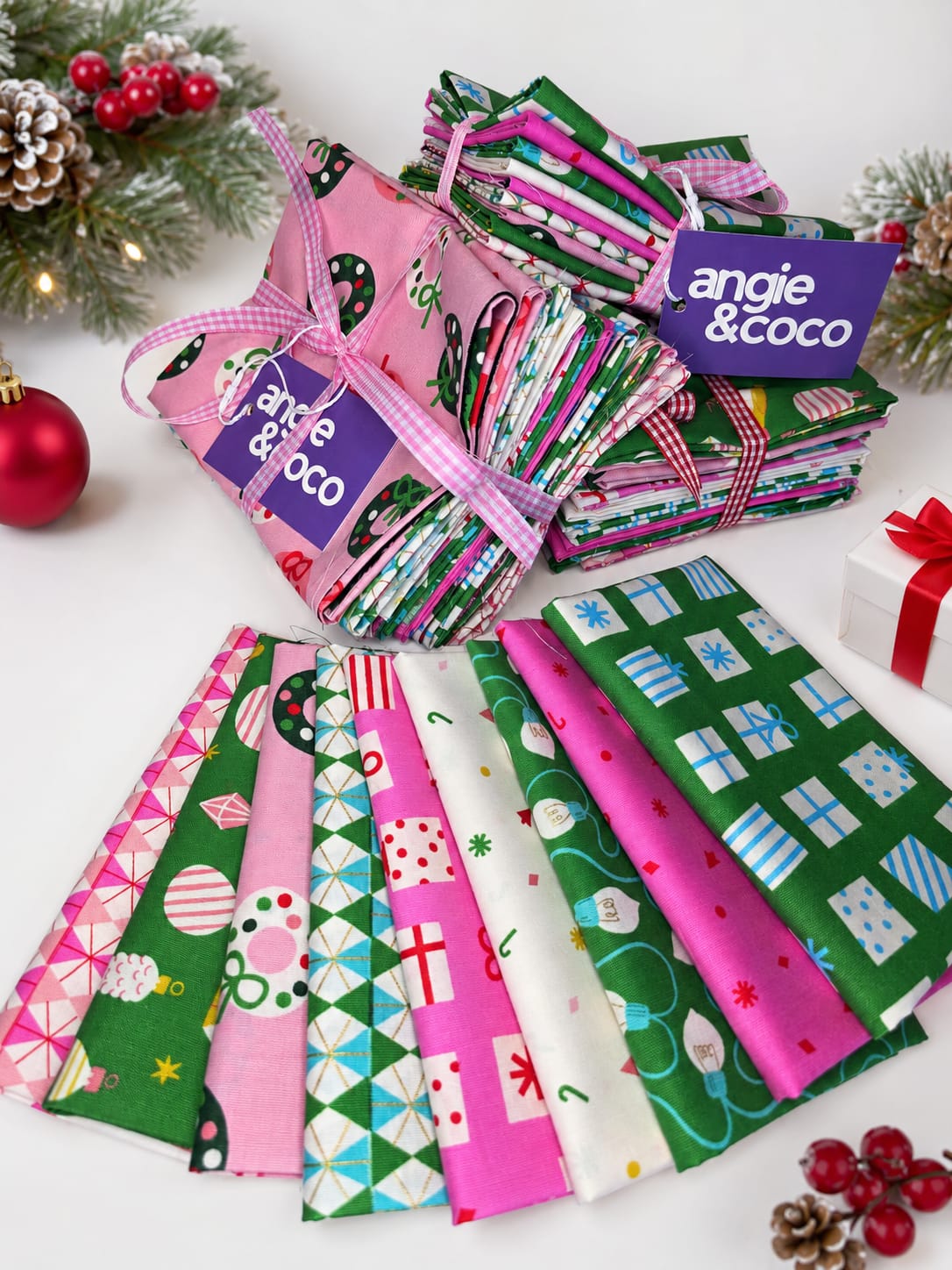 Merry Happy Curated 9 Fat Quarter Bundle – Ruby Star Society