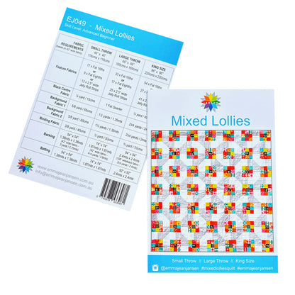 Mixed Lollies Quilt Pattern by Emma Jean Jansen