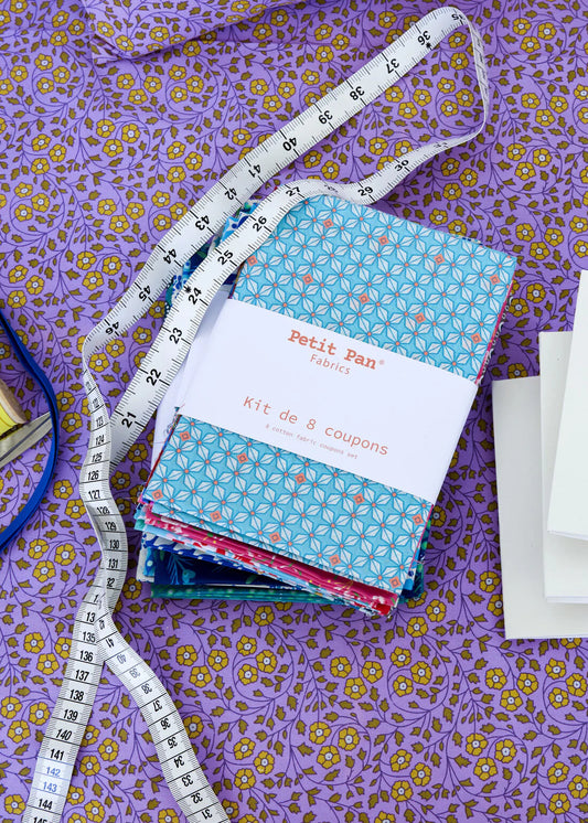 Petit Pan Helium Cotton Coupon Kit, Azure (Set of 8)