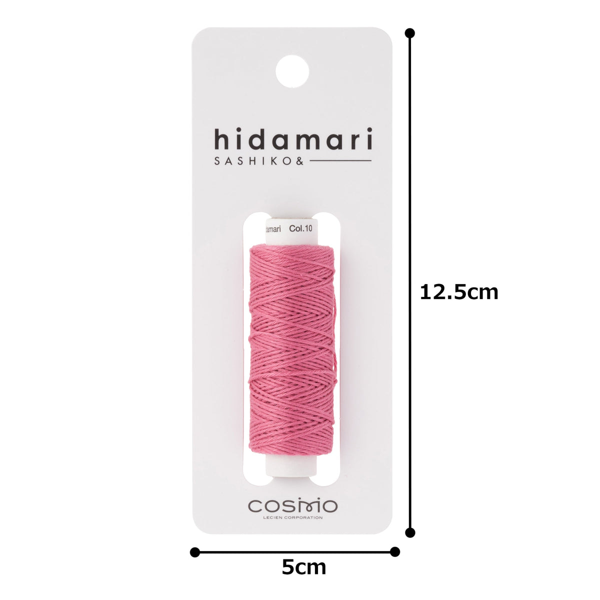 Cosmo Hidamari sashiko thread cone in Peony – view 4