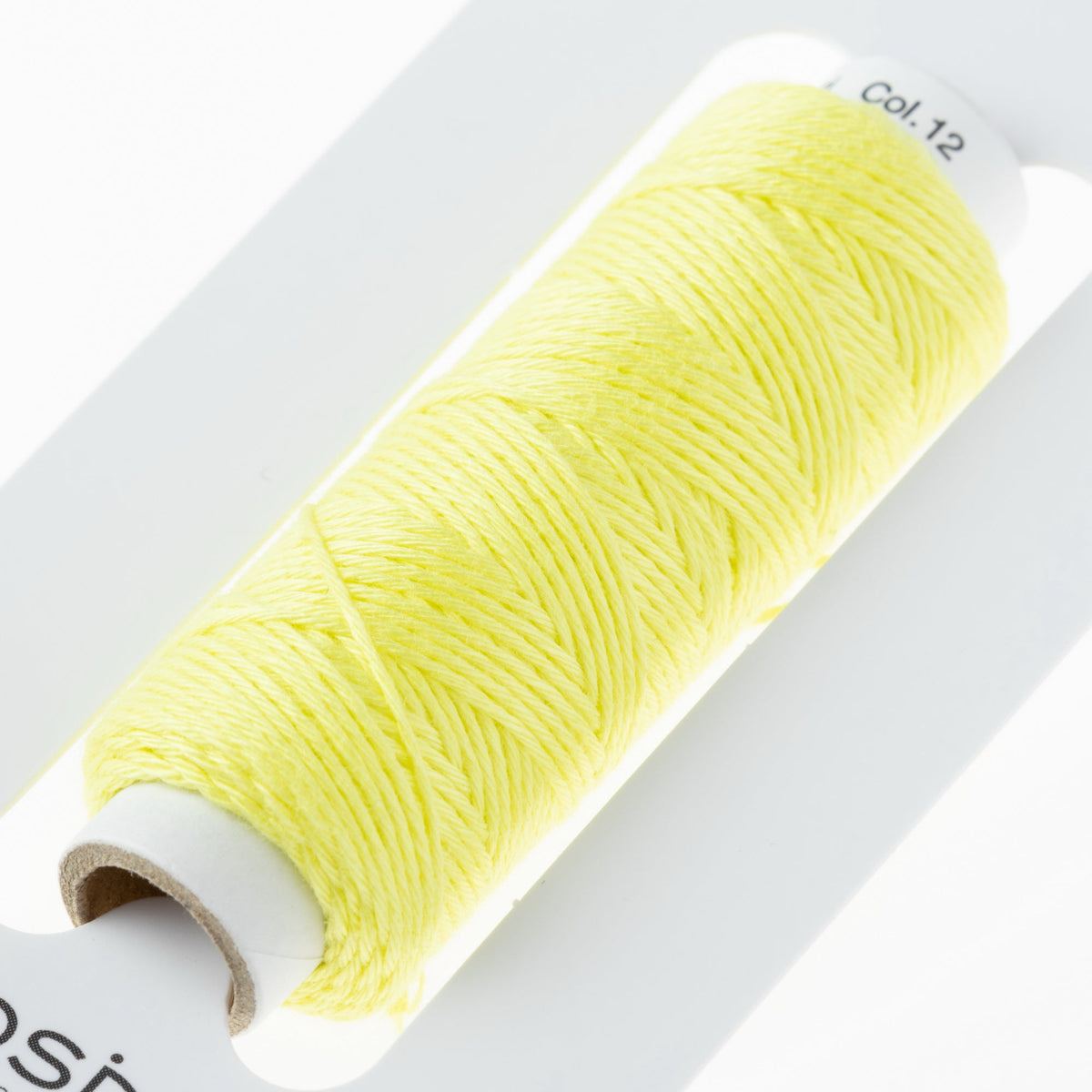 Cosmo Hidamari sashiko thread cone in Lemon – view 3
