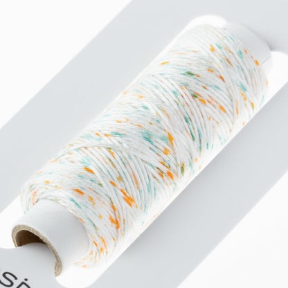 Cosmo Hidamari sashiko thread cone in Shaved Ice Orange Blue – view 3