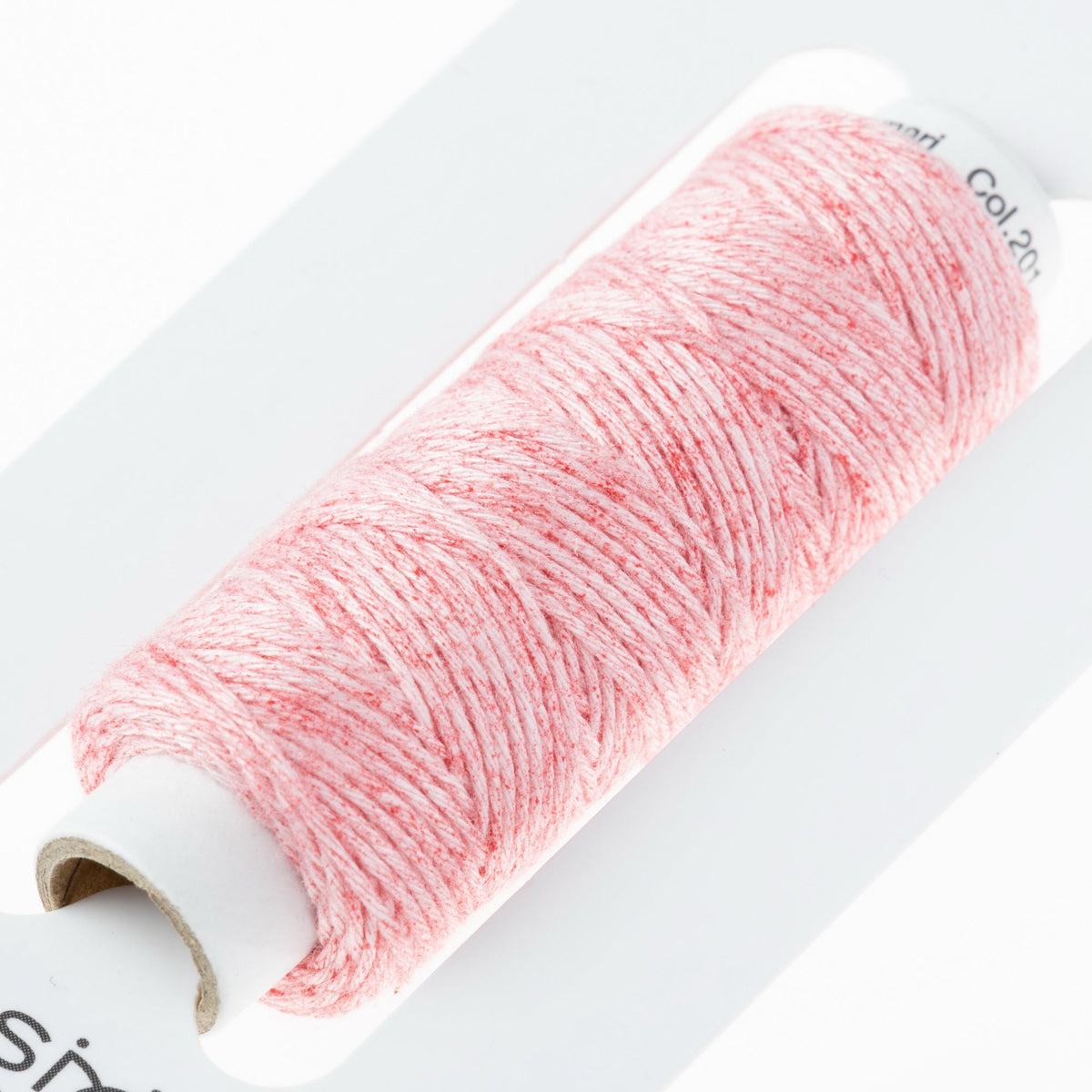 Cosmo Hidamari sashiko thread cone in Strawberry Milk – view 3