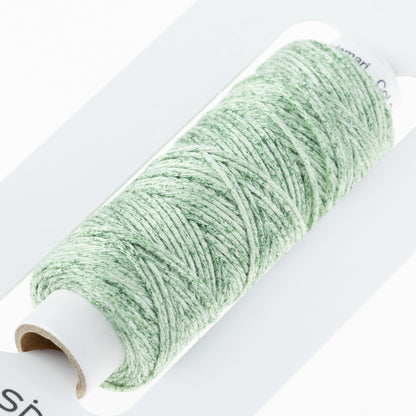 Cosmo Hidamari sashiko thread cone in Mojito Green – view 3