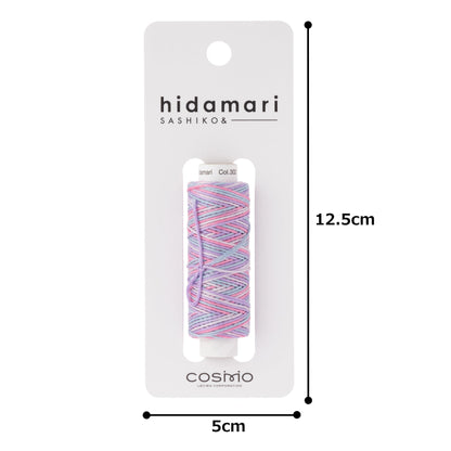 Cosmo Hidamari sashiko thread cone in Cotton Candy – view 4
