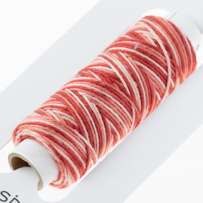 Cosmo Hidamari sashiko thread cone in Rose Banquet – view 3
