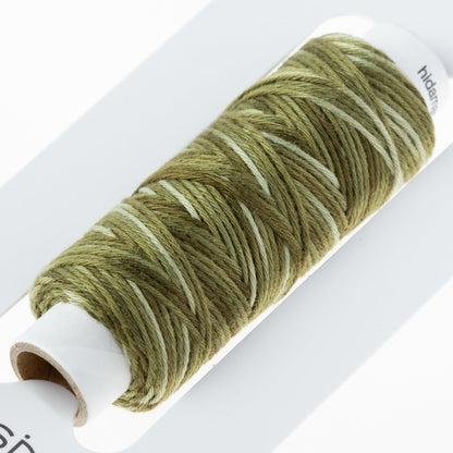 Cosmo Hidamari sashiko thread cone in Forest Moss – view 3