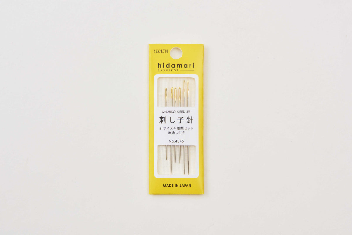 Cosmo Hidamari Sashiko Needle Set 4 Sizes – Assorted (LC4345)