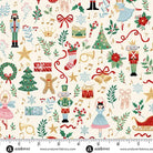 The Nutcracker Fairytale Cream fabric by Makower 223Q