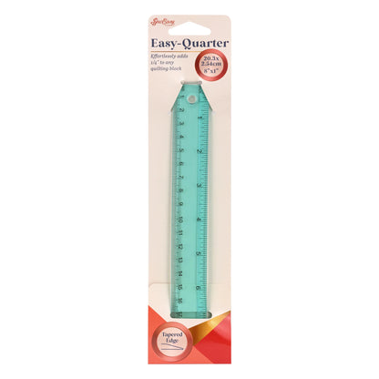 Sew Easy Quarter Quilters Ruler 8" x 1"
