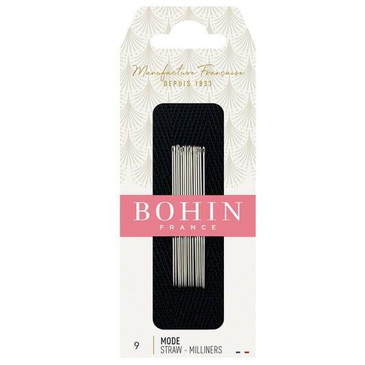 Bohin Milliner Needles No. 9 – Pack of 15