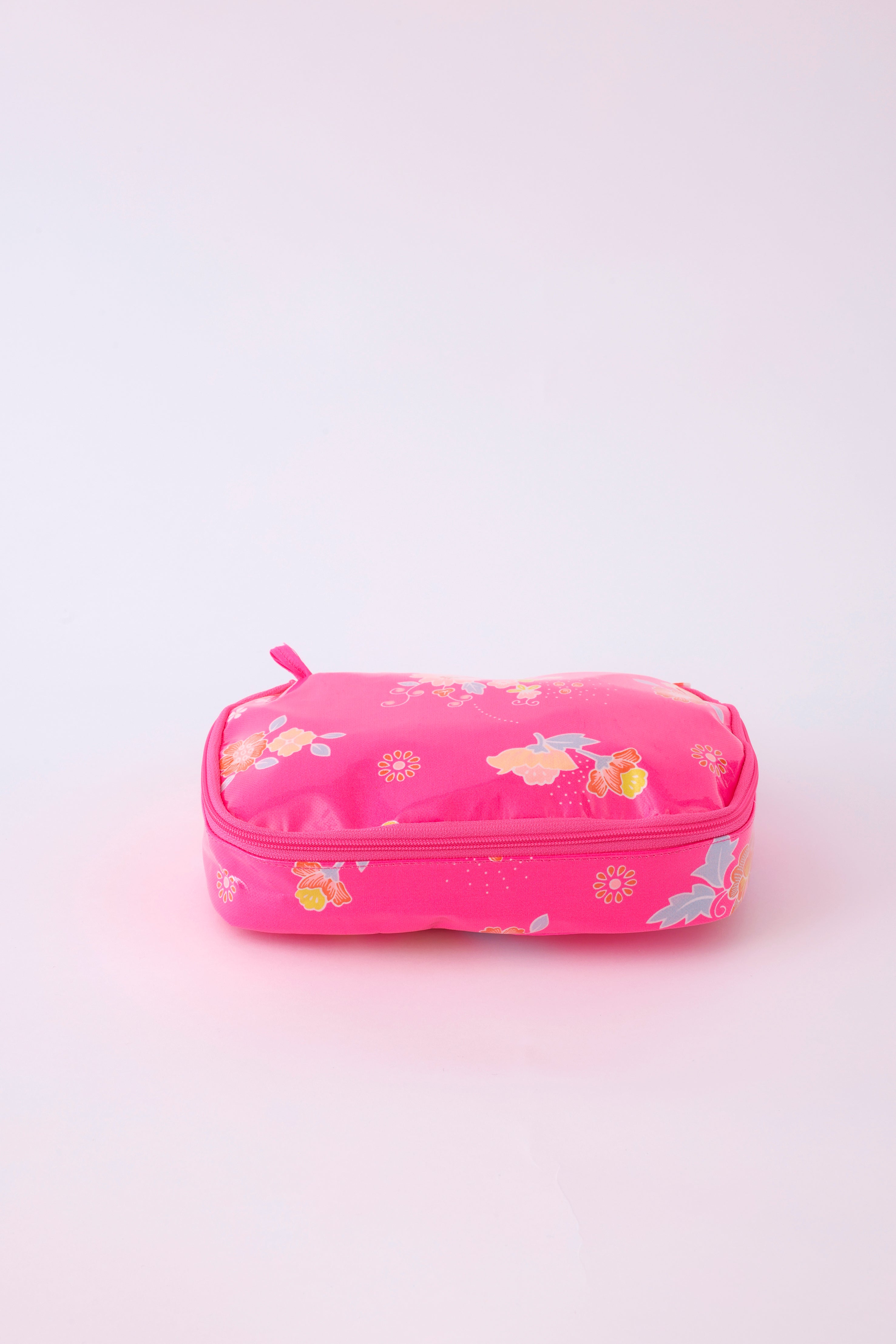 Petit Pan large sewing and travel case in Polska pink