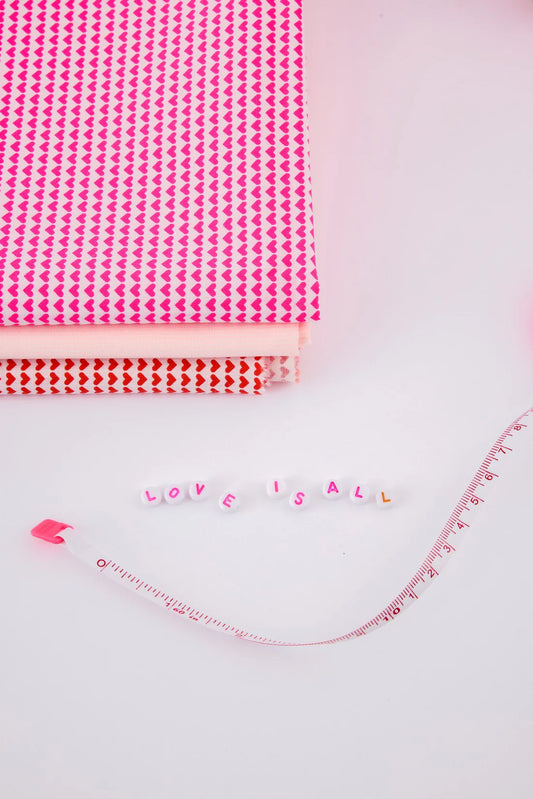 Petit Pan Love is All Cotton Coupon, Pink (50 x 70cm)