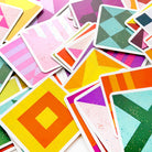 Quilt block cards from The Quilt Block Card Deck by Holly Clarke