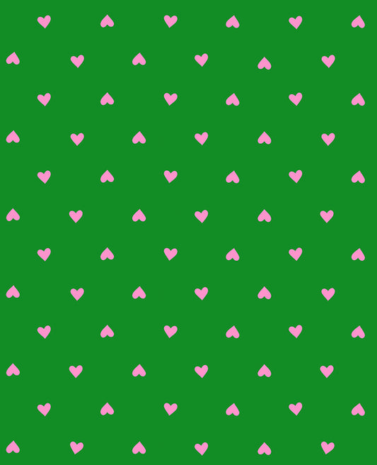 Trinketry – Hearts – Deep Verdant and Neon – Ruby Star Society