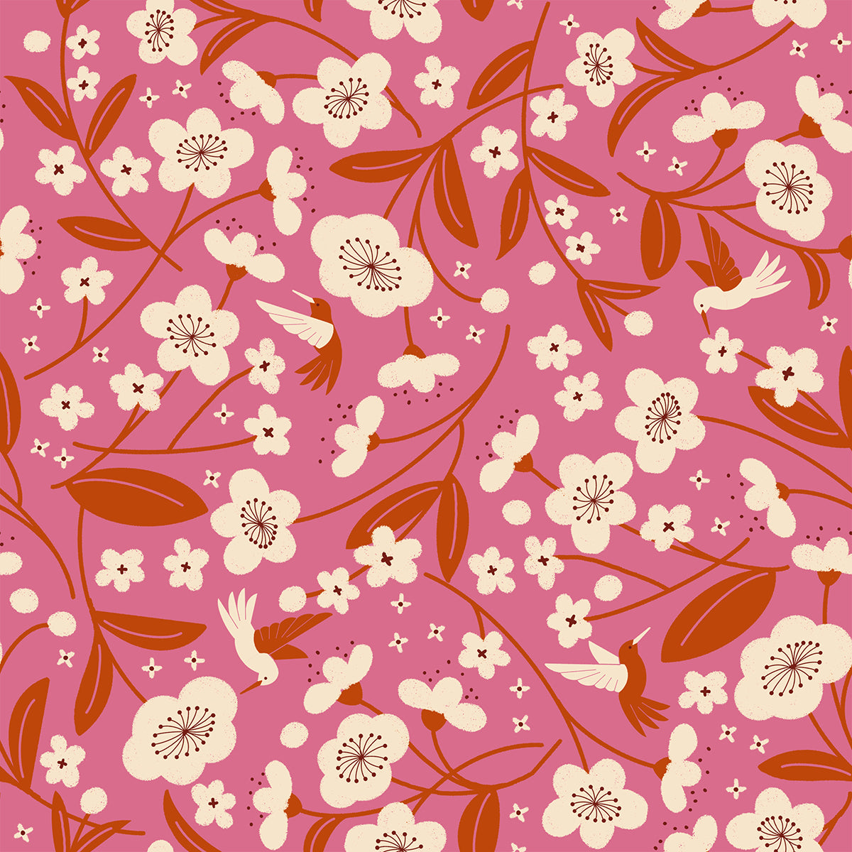 Persimmon – Persimmon Blossoms – Hibiscus – Ruby Star Society (RS1121 11)