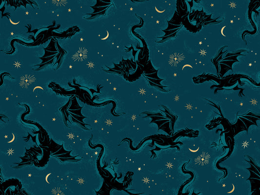 Fire Glow – Etched Dragons – Galaxy – Ruby Star Society (RS2131 14M)