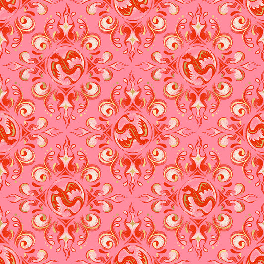 Fire Glow – Emblem – Poinsettia – Ruby Star Society (RS2136 12M)