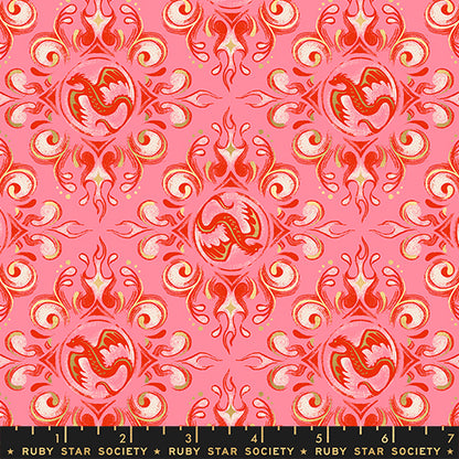 Fire Glow – Emblem – Poinsettia – Ruby Star Society (RS2136 12M)
