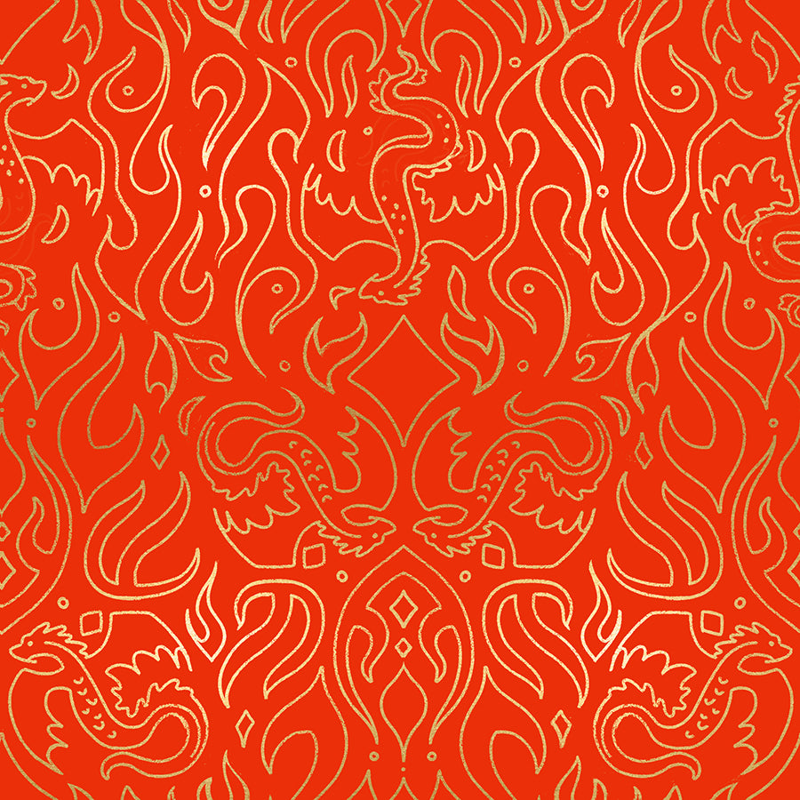 Fire Glow – Scribe – Poinsettia – Ruby Star Society (RS2137 12M)